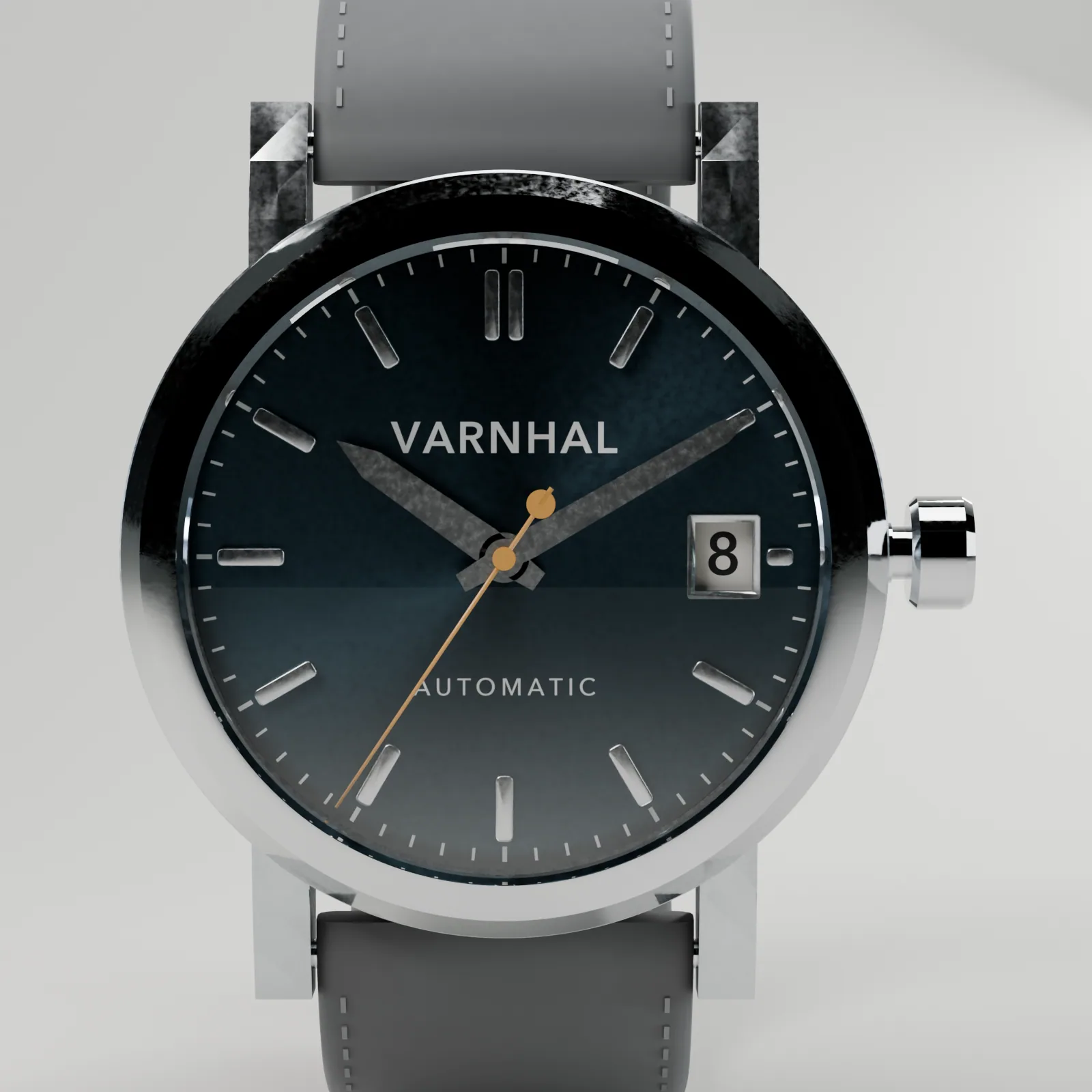 Sample bake 05, automatic watch from the front
